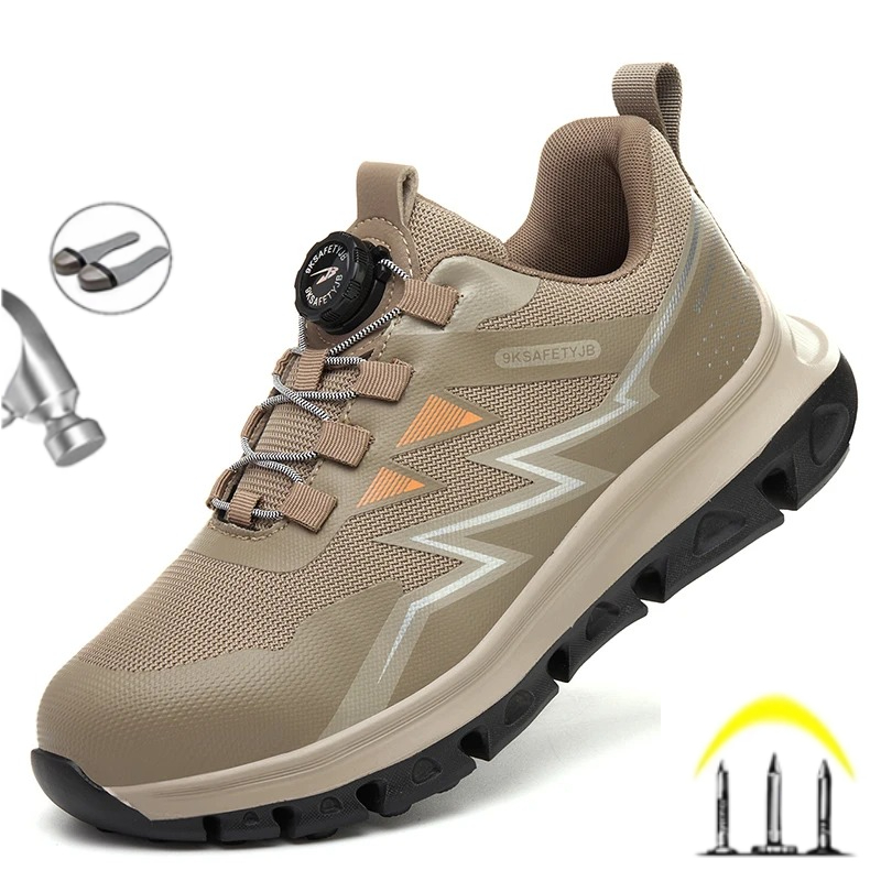 Crossfit Male - New Fashion Men Safety Shoes Steel