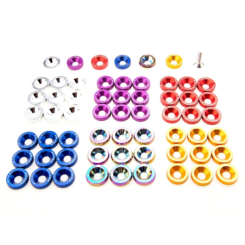 Bumper Plate 10Kg - 10-30PCS M6 JDM Screw License Plate