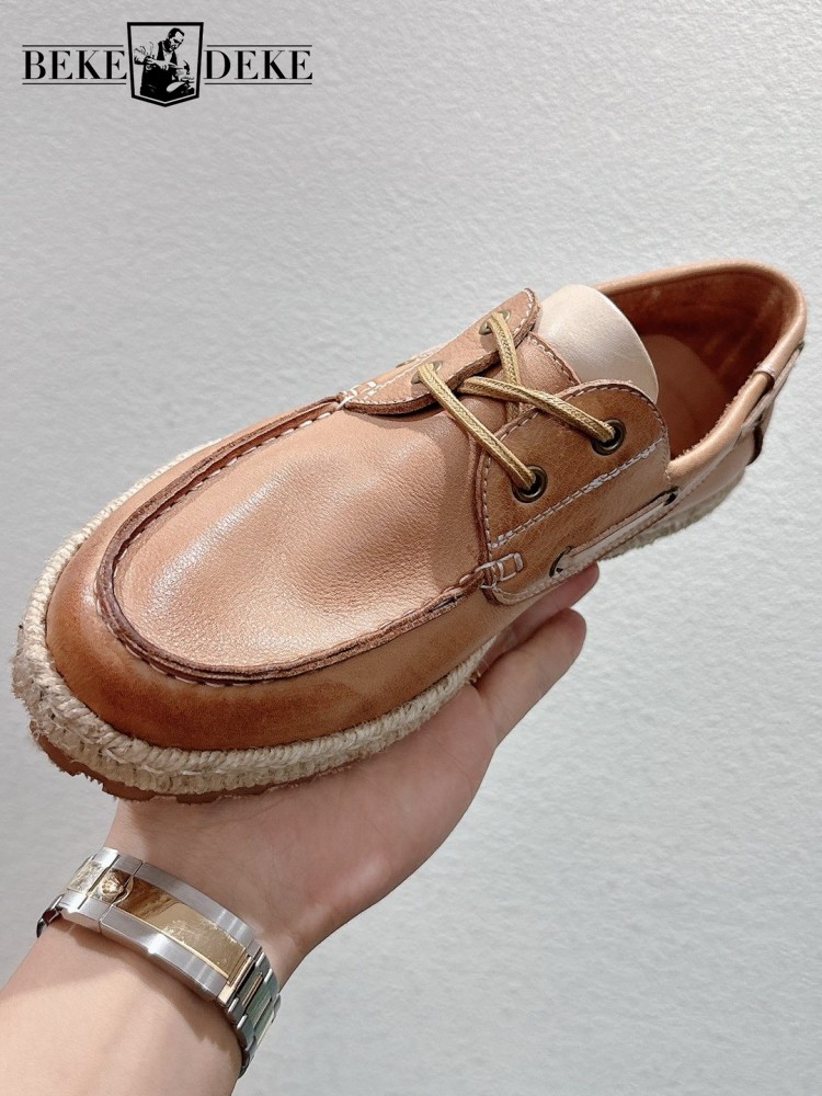 Crossfit Male - British Retro Male Round Toe Hard