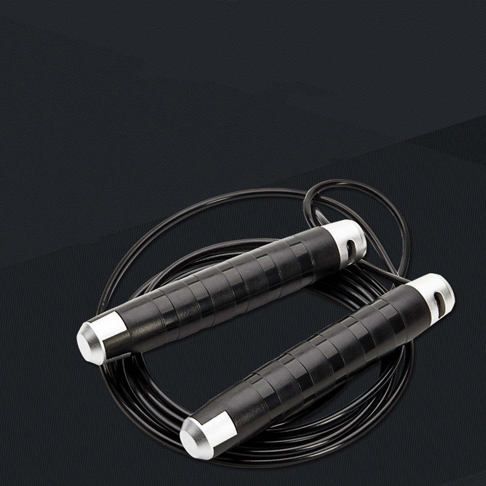 Black Steel Cable Jump Rope Be - đánh giá và giá Jump Rope Speed Bearing