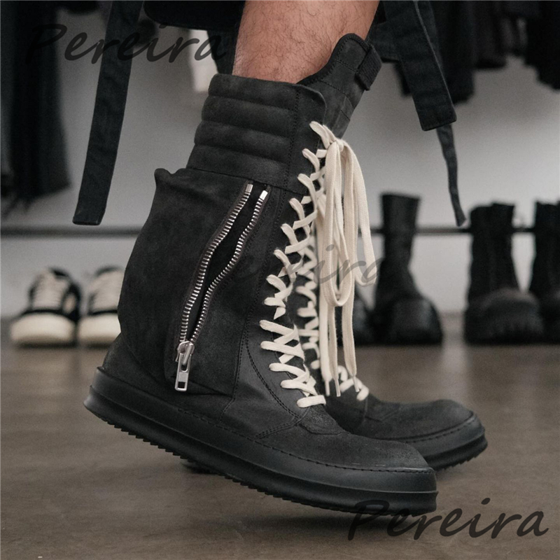Black Suede Flat High Top Snea - đánh giá và giá Crossfit Male