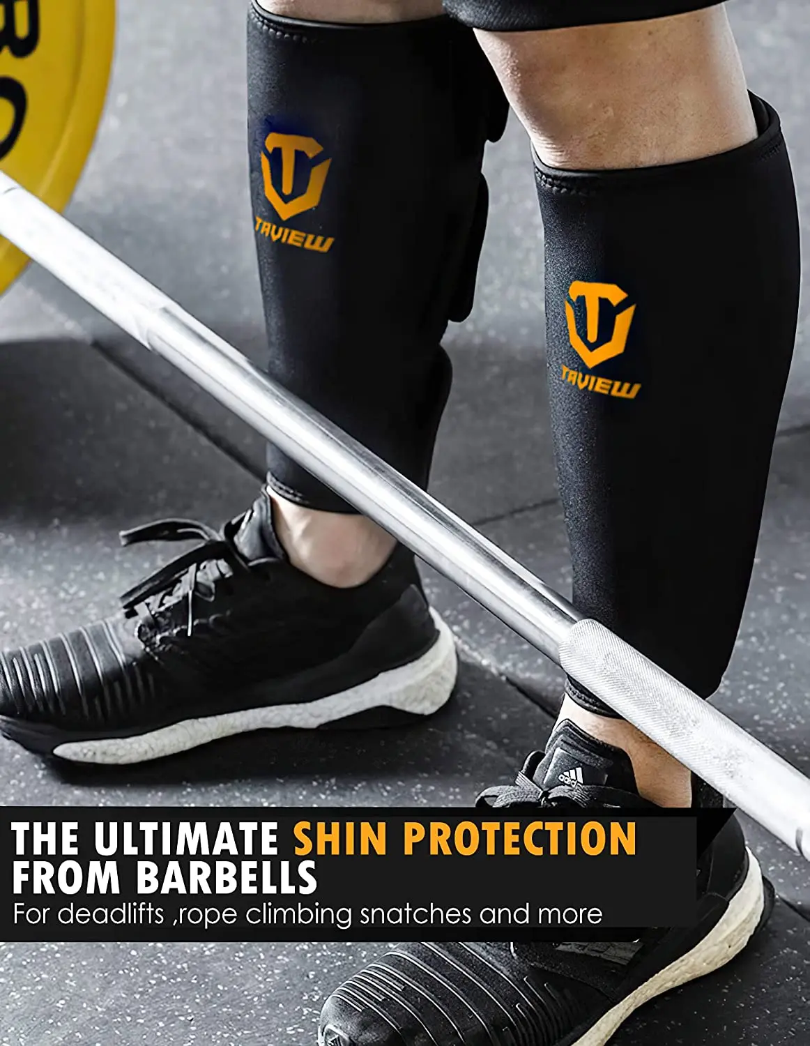 Cử Tạ Deadlift Shin Cận Vệ Bắp - đánh giá và giá Shin Guard Crossfit