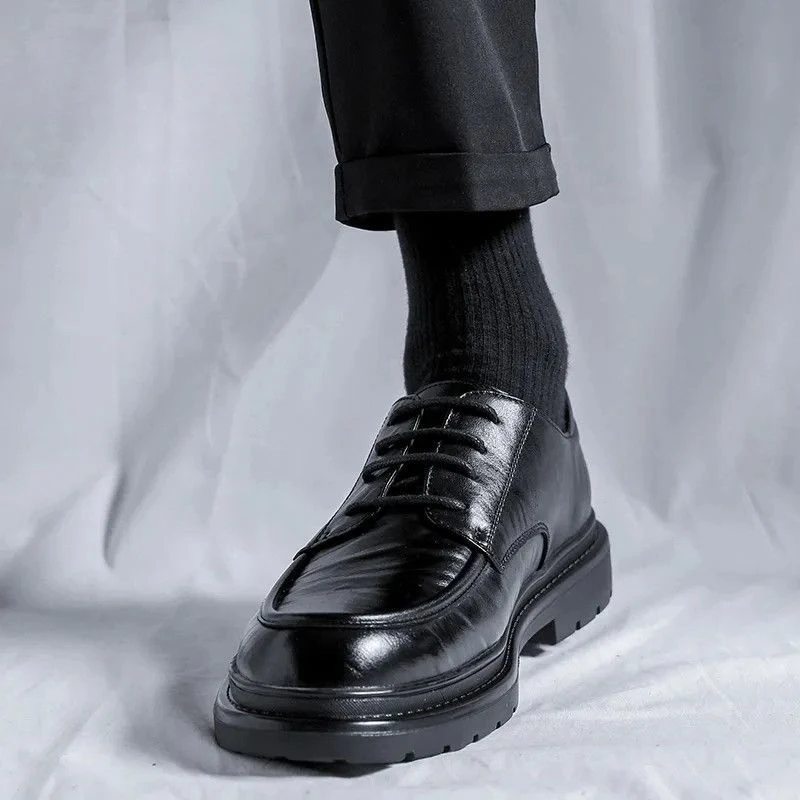 Lace Up Round Toe Men's Leathe - đánh giá và giá Crossfit Male