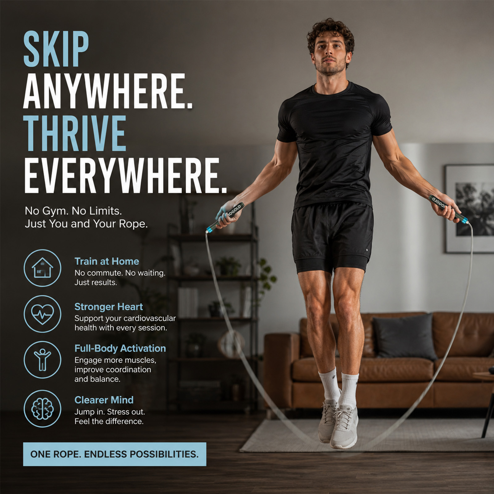 MOGOLD Professional Speed Jump - đánh giá và giá Jump Rope Speed Bearing