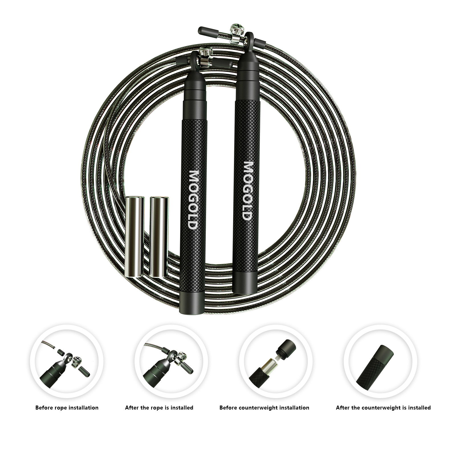 Crossfit Weighted Jump Rope Gy - đánh giá và giá Crossfit No Equipment
