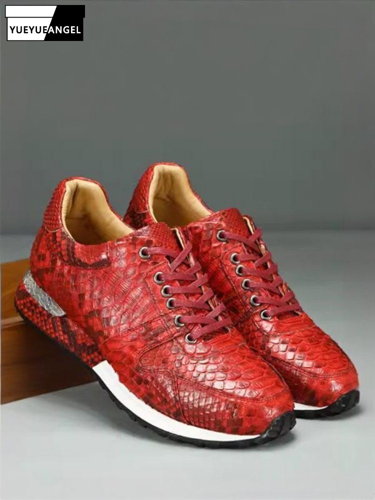 Concise Solid Color Snakeskin  - đánh giá và giá Crossfit Male
